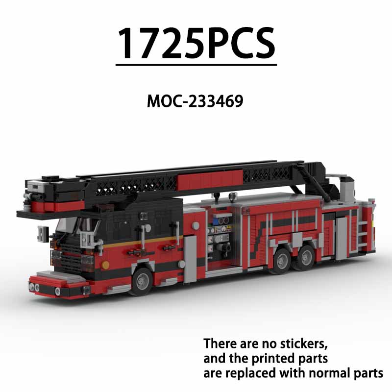 Fire Escape Ladder - MOC-233469 100ft Tangga Menara Truk Pemadam