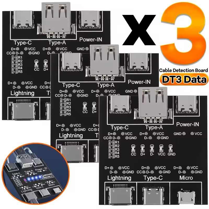 Co Detector Plug - Papan Deteksi Kabel Data DT3 Tipe