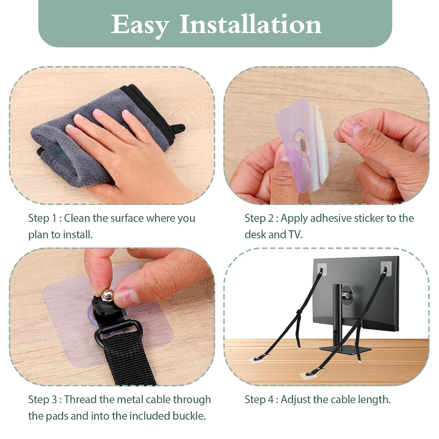Tali Pengaman TV yang Dapat Di - Earthquake Anchor Strap ulasan dan harga