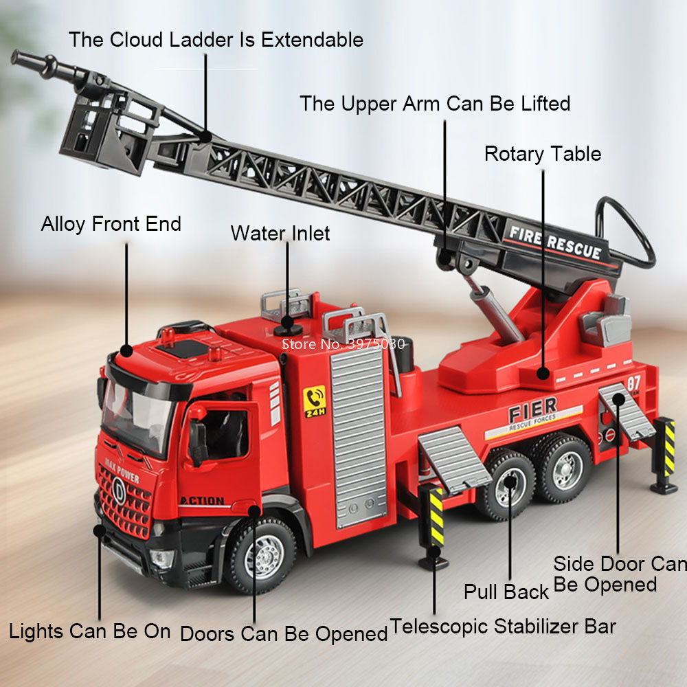 1:32 Skala Mesin Pemadam Kebak - Fire Escape Ladder ulasan dan harga