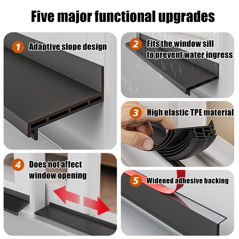 1.1M Strip Penahan Angin TPE u - Window Lock Bar ulasan dan harga