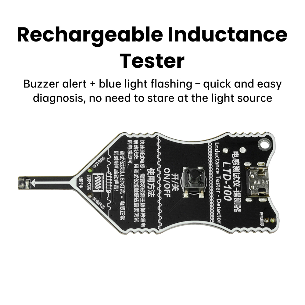 LTD-100 Inductance Tester Rech - Co Detector Plug ulasan dan harga
